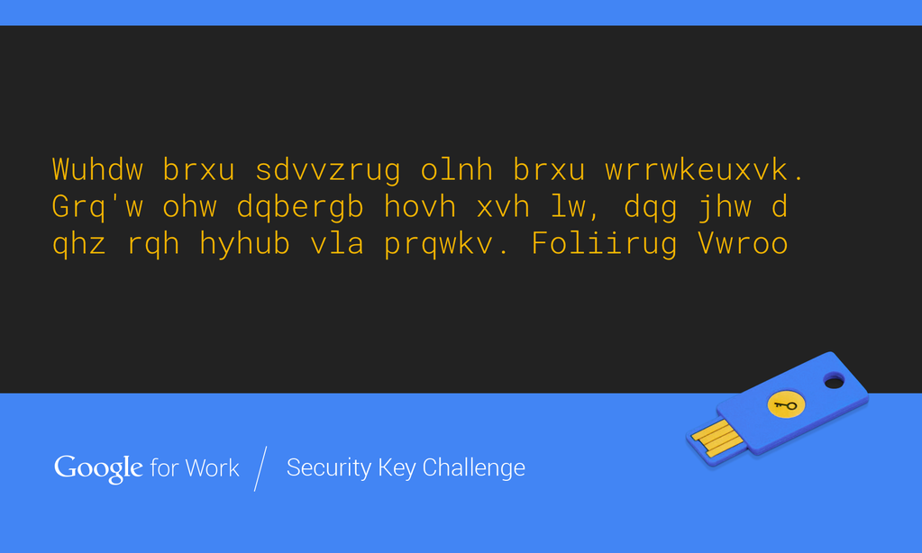 Google Security Key Challenge #3